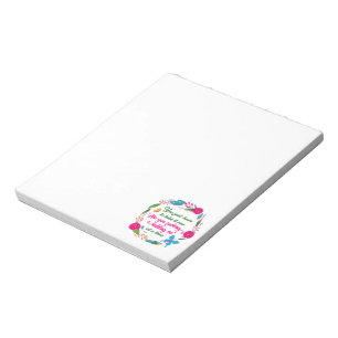 A Wise Woman Once Said I'm Outta Here Notepad