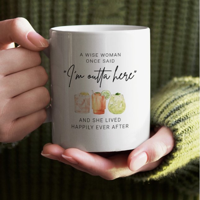 A Wise Woman Once Said Personalized Retirement Coffee Mug (Creator Uploaded)