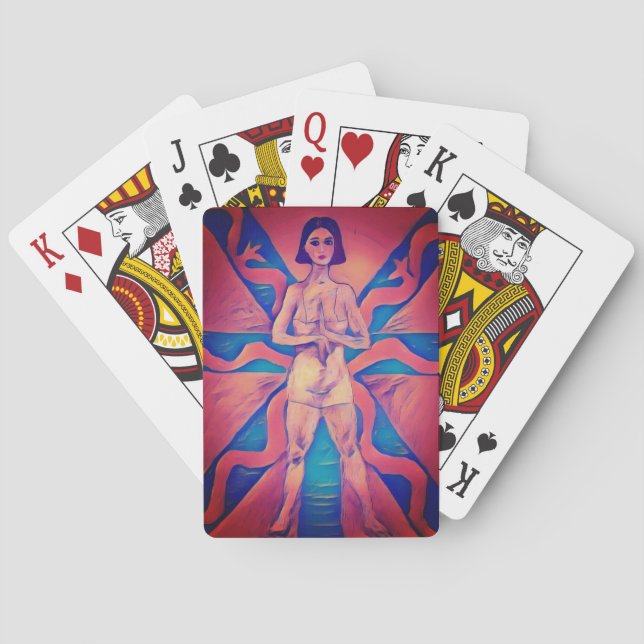 A wise woman poker cards (Back)