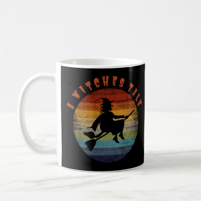 A WITCHES TALE funny witch halloween              Coffee Mug (Left)