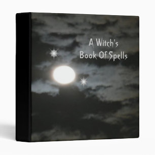 A Witch's Book Of Spells Binder