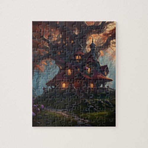 A witchs house Jigsaw Puzzle