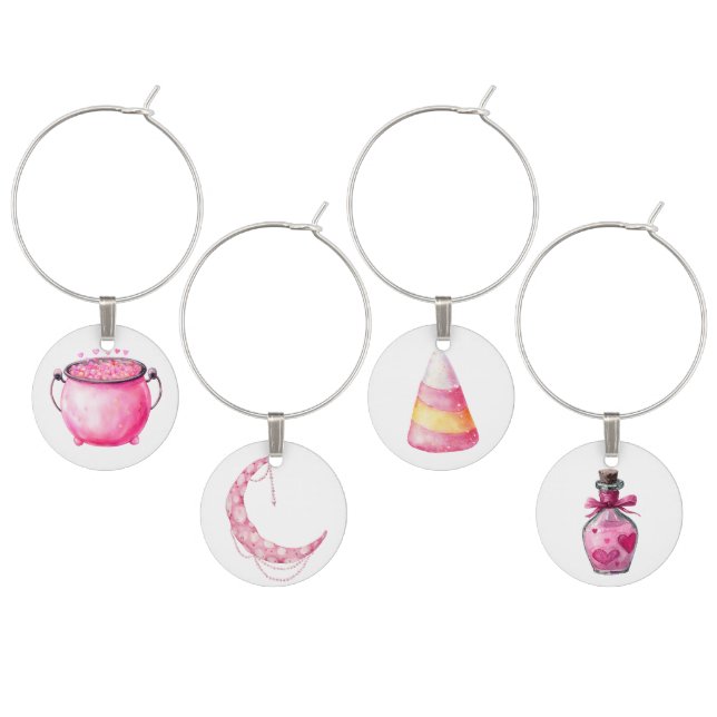 A Witchy Good Time Wine Charm (Staggered)