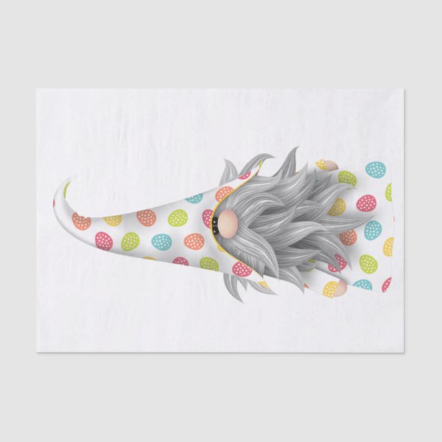 A Wizened Easter Gnome Tissue Paper (Front)