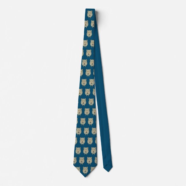 A Wolf In Sheep's Clothing Neck Tie (Front)