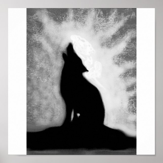 a wolfs forgotton song poster (Front)