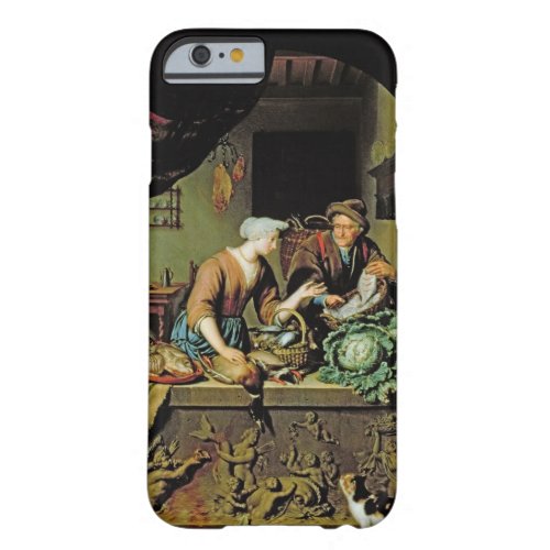 A Woman and a Fish Peddler 1713 oil on panel Barely There iPhone 6 Case