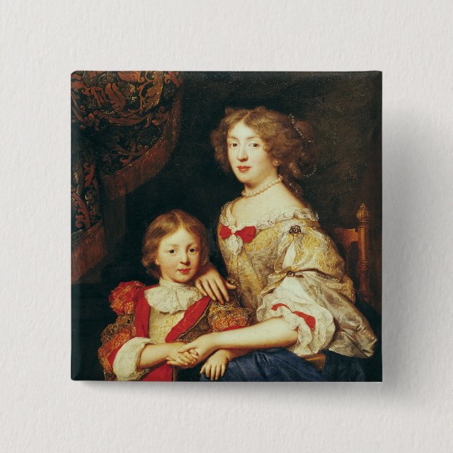 A Woman and her Son Button (Front)