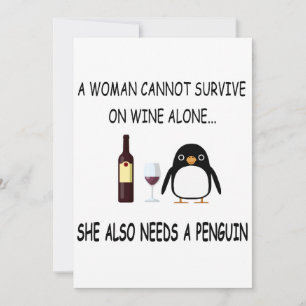 a woman cannot survive on wine t-shirts