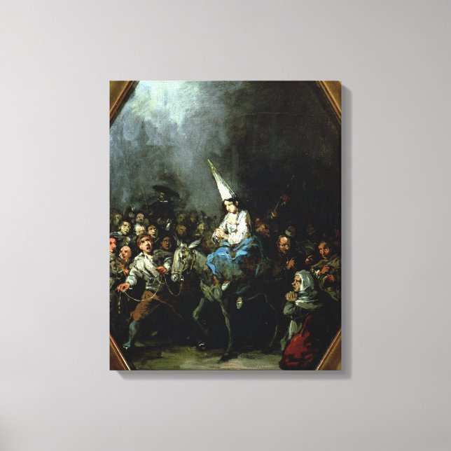 A Woman Damned by The Inquisition Canvas Print (Front)