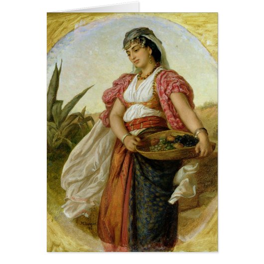 A Woman from Algiers, 1871 Cards (Front)