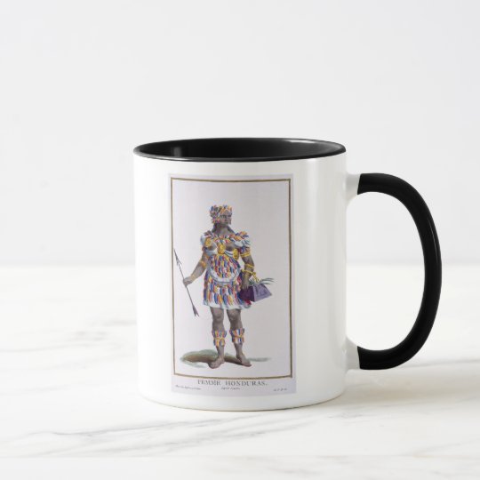 A Woman from Honduras, 1780 (coloured engraving) Mug