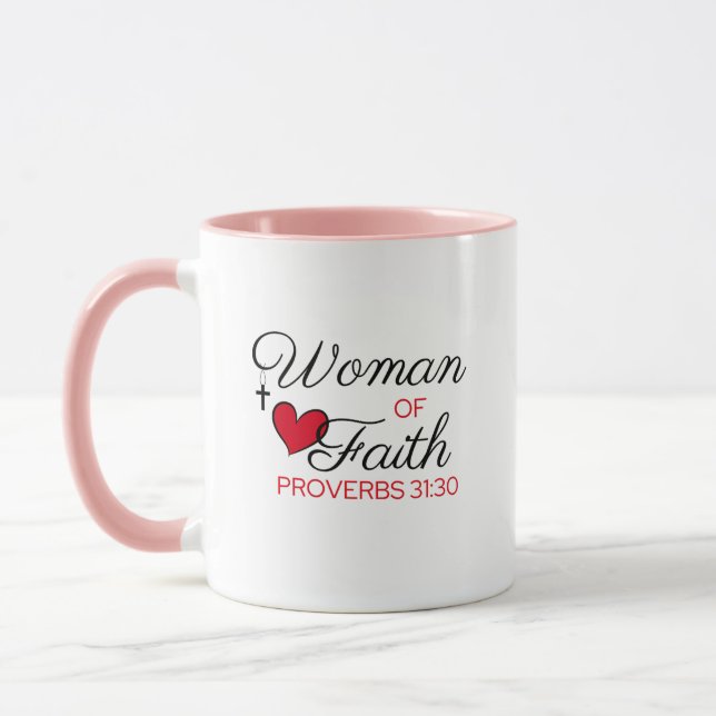 A Woman of Faith Mug (Left)