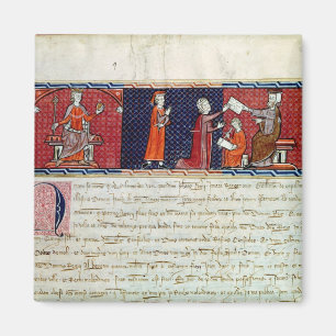 A Woman Taking an Oath before Magnet