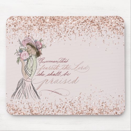 A Woman That Feareth the Lord Proverbs 31  Gel Mou Mouse Pad