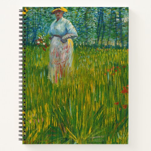 A Woman Walking in a Garden _ Vincent van Gogh Notebook