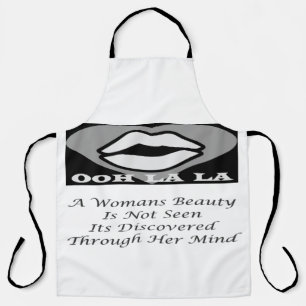 A Womans Beauty message poem feature Apron