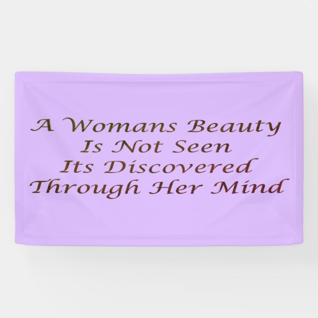 A Womans Beauty message poem feature      Banner (Horizontal)