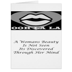A Womans Beauty message poem feature              Cards