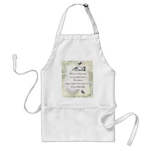 “A womans hands” Quote Adult Apron