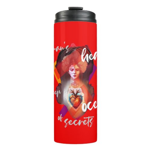 A Womans Heart red Thermal Tumbler