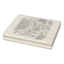 A woman's illustration of picking up trash lying b