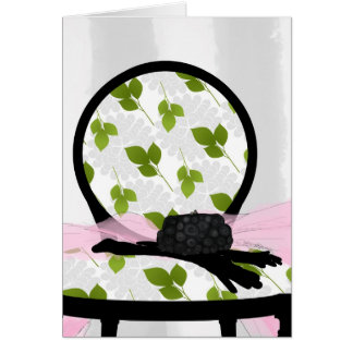 A Woman's Night Out II - Dressing room art card