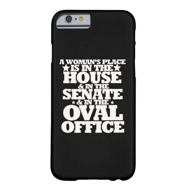 A womans place in politics Case-Mate iPhone case (Back)