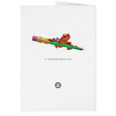 A woman's place is in CONTROL card - black red (Back)