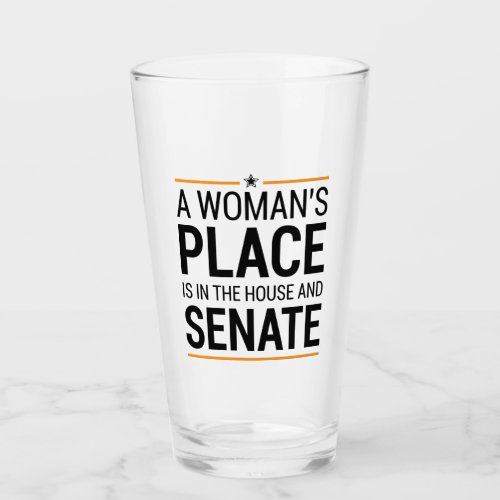 A Womans Place Is In The House And Senate Glass
