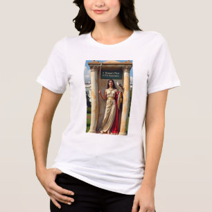 A Woman's Place is in the Resistance T-Shirt Tri-Blend Shirt