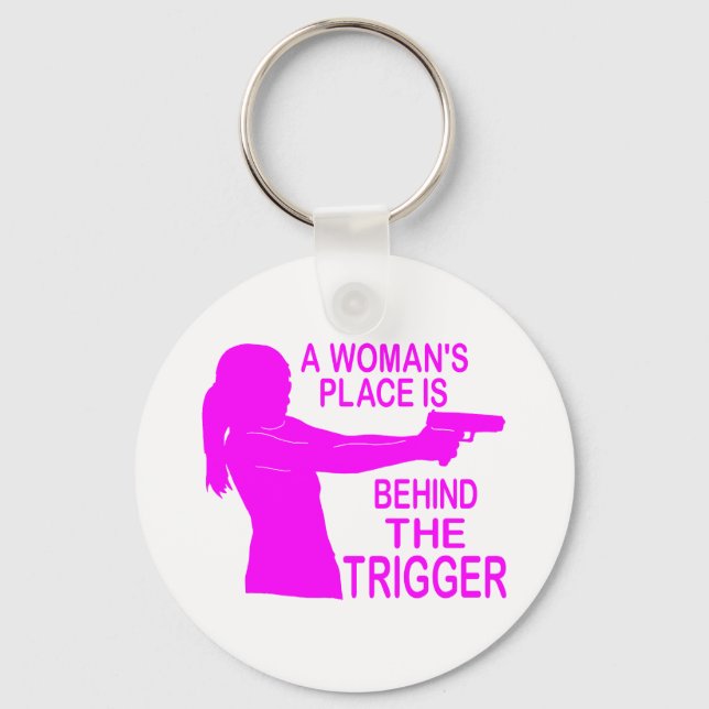 A WOMAN'S PLACE KEYCHAIN (Front)