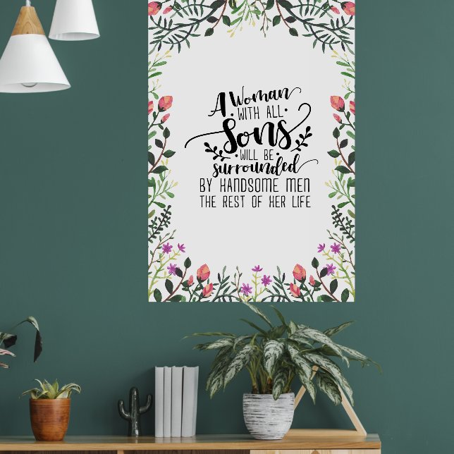 A Women With All Sons Poster (Living Room 1)