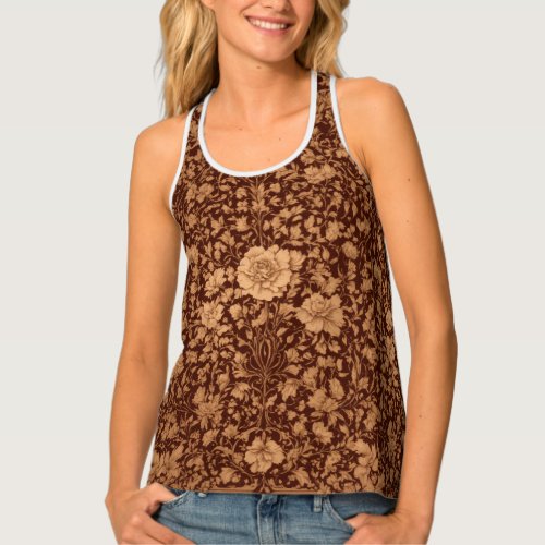  A womens tank top is a sleeveless close_fitting
