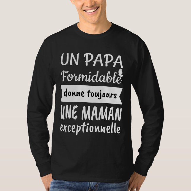 a wonderful father, model, unique, elegant name T-Shirt (Front)