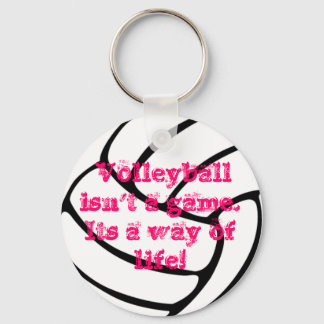 A wonderful volleyball key chain. keychain