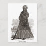 A woodcut image of Harriet Tubman, before 1869 Postcard