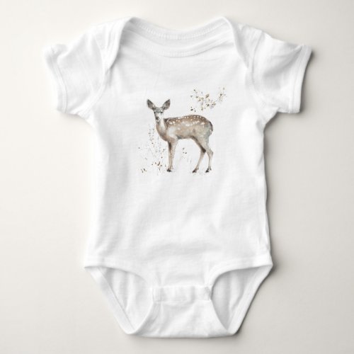 A Woodland Walk IX Baby Bodysuit