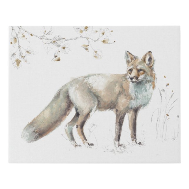 A Woodland Walk XI Faux Canvas Print (Front)