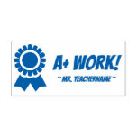 [ Thumbnail: "A+ Work!" Commendation Rubber Stamp ]