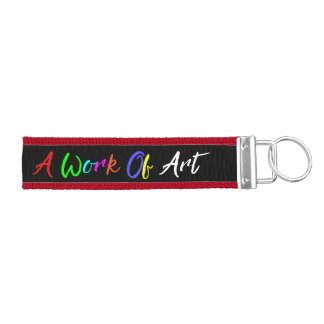 A Work of "Art" Wrist Keychain