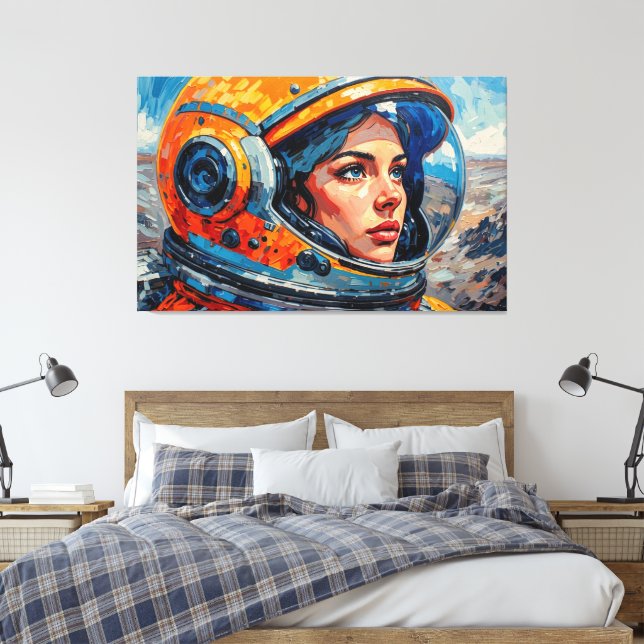A WORLD APART 20 CANVAS PRINT (Insitu(Bedroom))