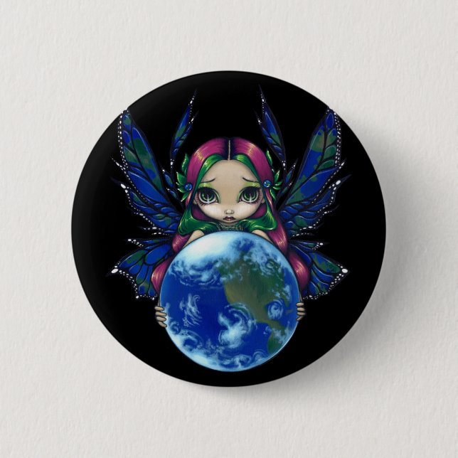 "A World In Good Hands" Button (Front)
