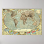 A World Map of Stereotypes Poster<br><div class="desc">This map reflects common stereotypes prevalent about various countries and areas of the World. This map contains a little over 1, 800 individual stereotypes and pop culture references,  so there is a lot to explore.</div>