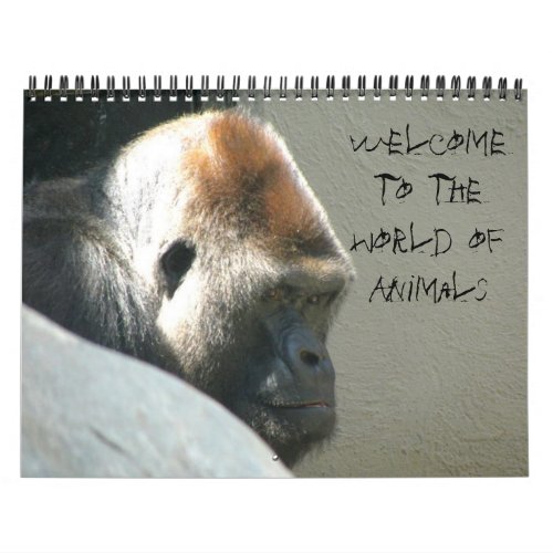 A WORLD OF ANIMALS calendar