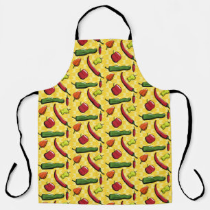 A World of Chili Peppers All-Over Print Apron