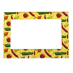 A World of Chili Peppers Magnetic Frame