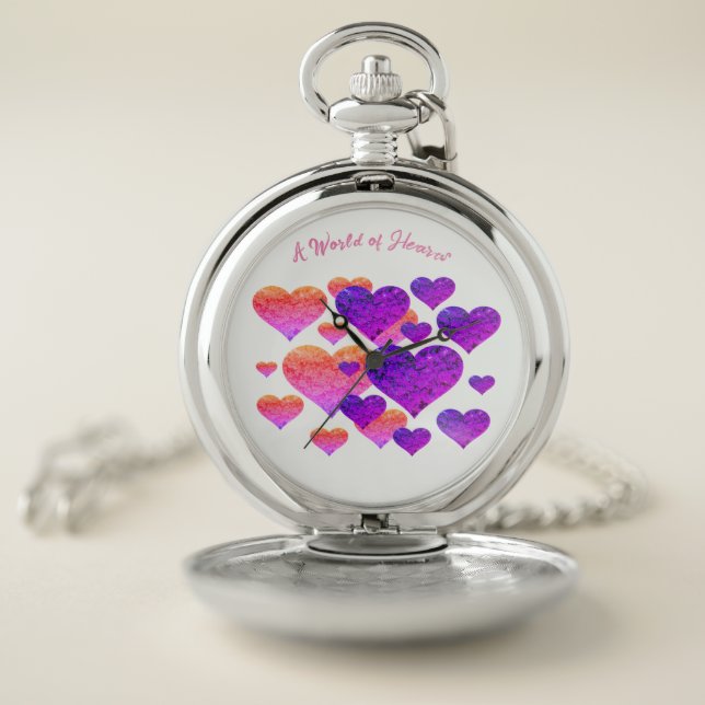 A WORLD OF HEARTS POCKET WATCH (Inside)
