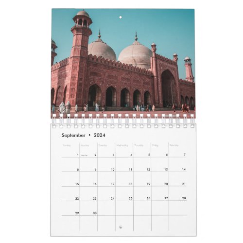 A World Of Mosques Muslim Islamic Wall Calendar