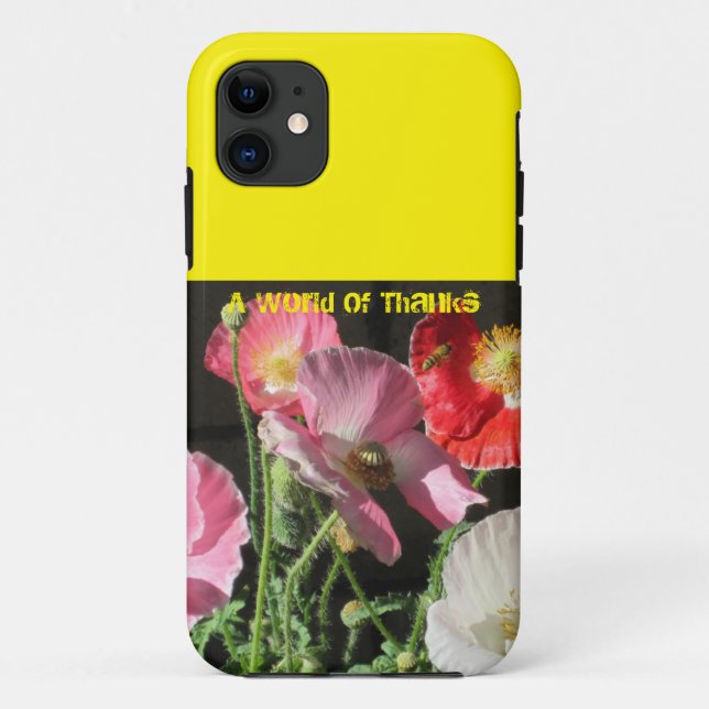 A World Of Thanks Phone Case (Back)